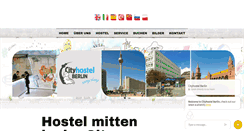 Desktop Screenshot of cityhostel-berlin.com